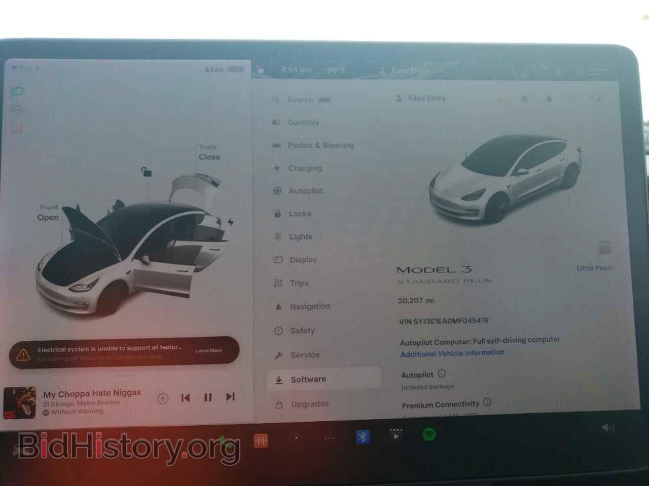 2021 TESLA MODEL 3 - VIN: 5YJ3E1EA0MF045419 - Фото 9