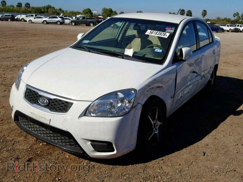2011 Kia RIO BASE (VIN KNADH4A36B6936437) — фото 2 из 10