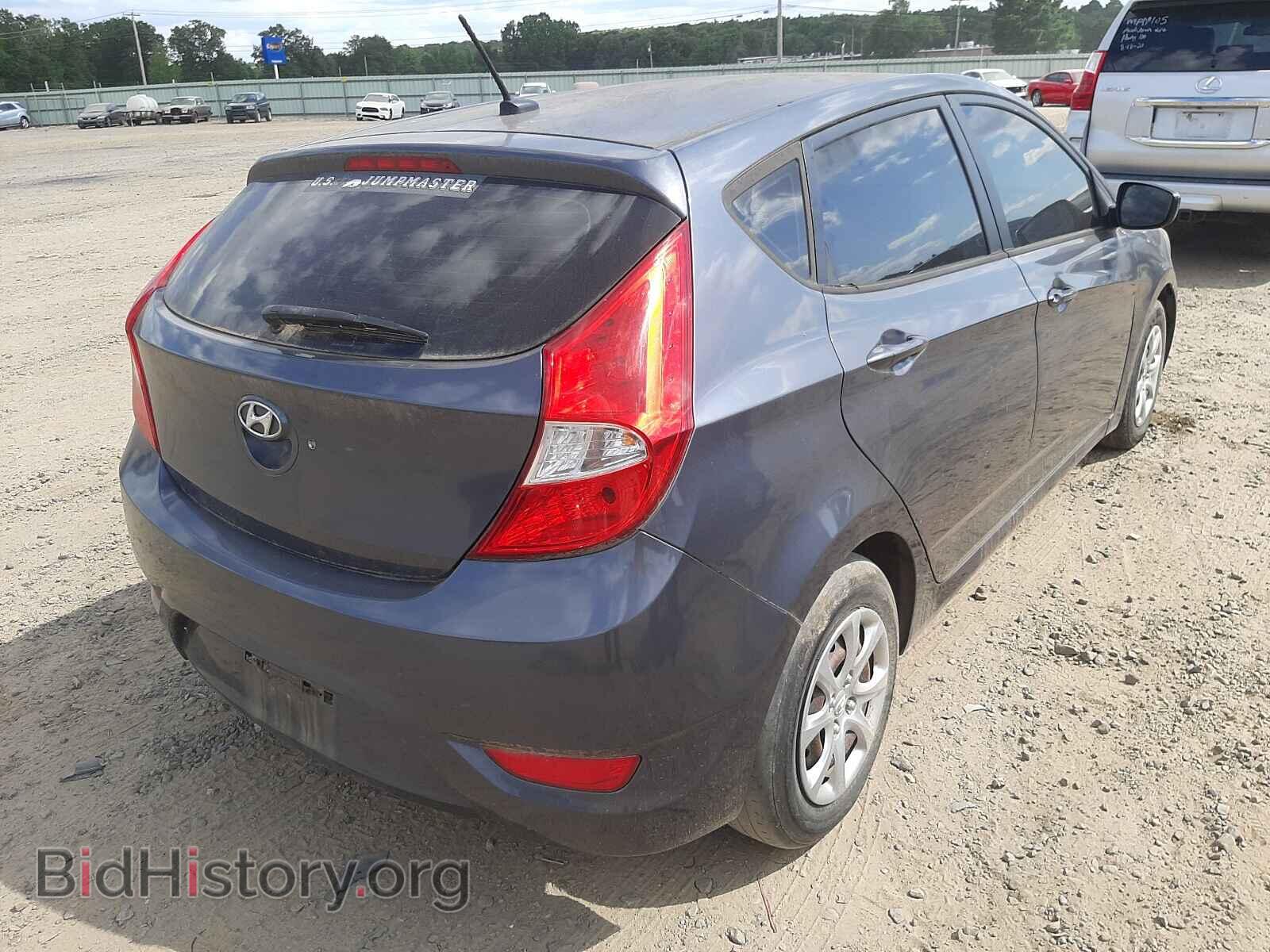 2013 HYUNDAI ACCENT - VIN: KMHCT5AE9DU100913 - Фото 4