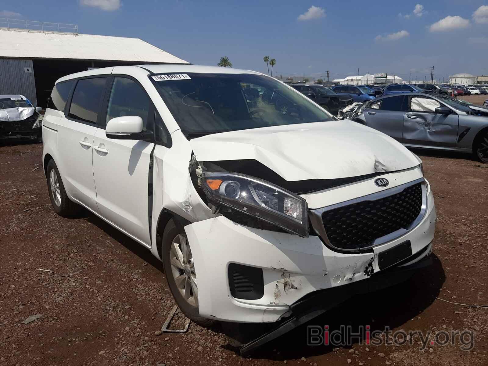 Фотография KNDMB5C19H6245708 - KIA SEDONA 2017