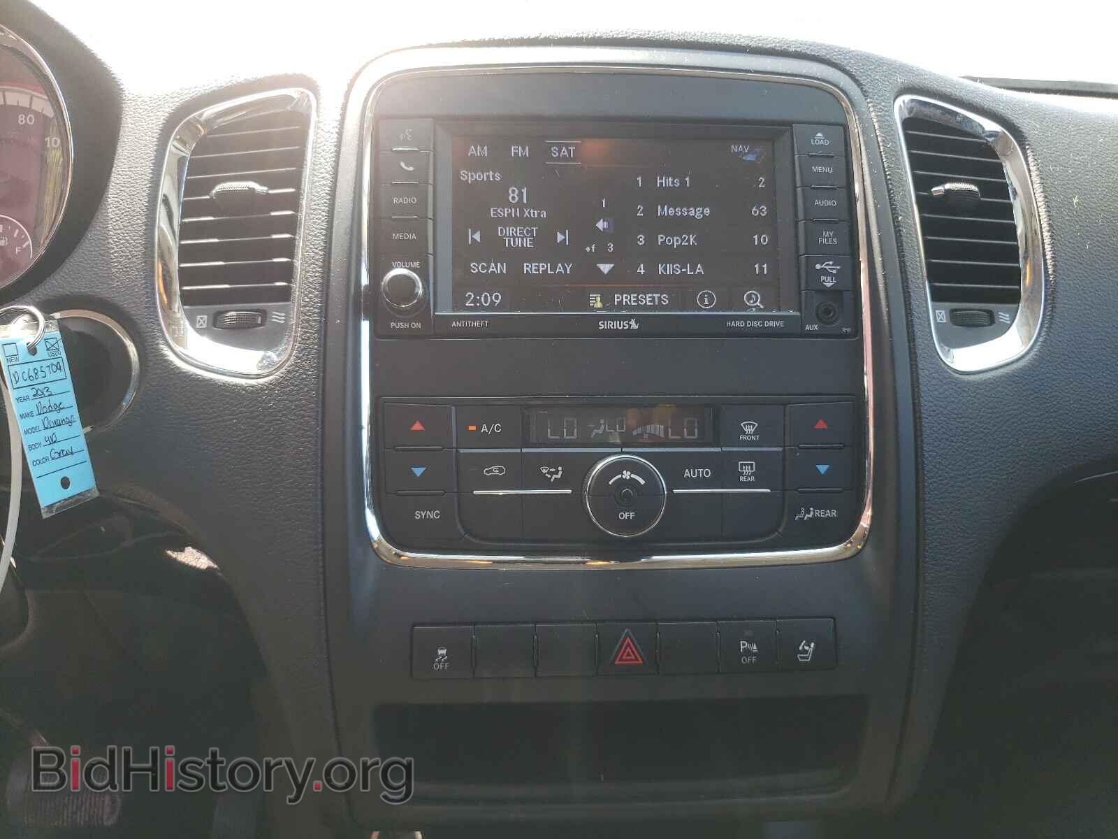 2013 DODGE DURANGO - VIN: 1C4RDHAG2DC685709 - Фото 9