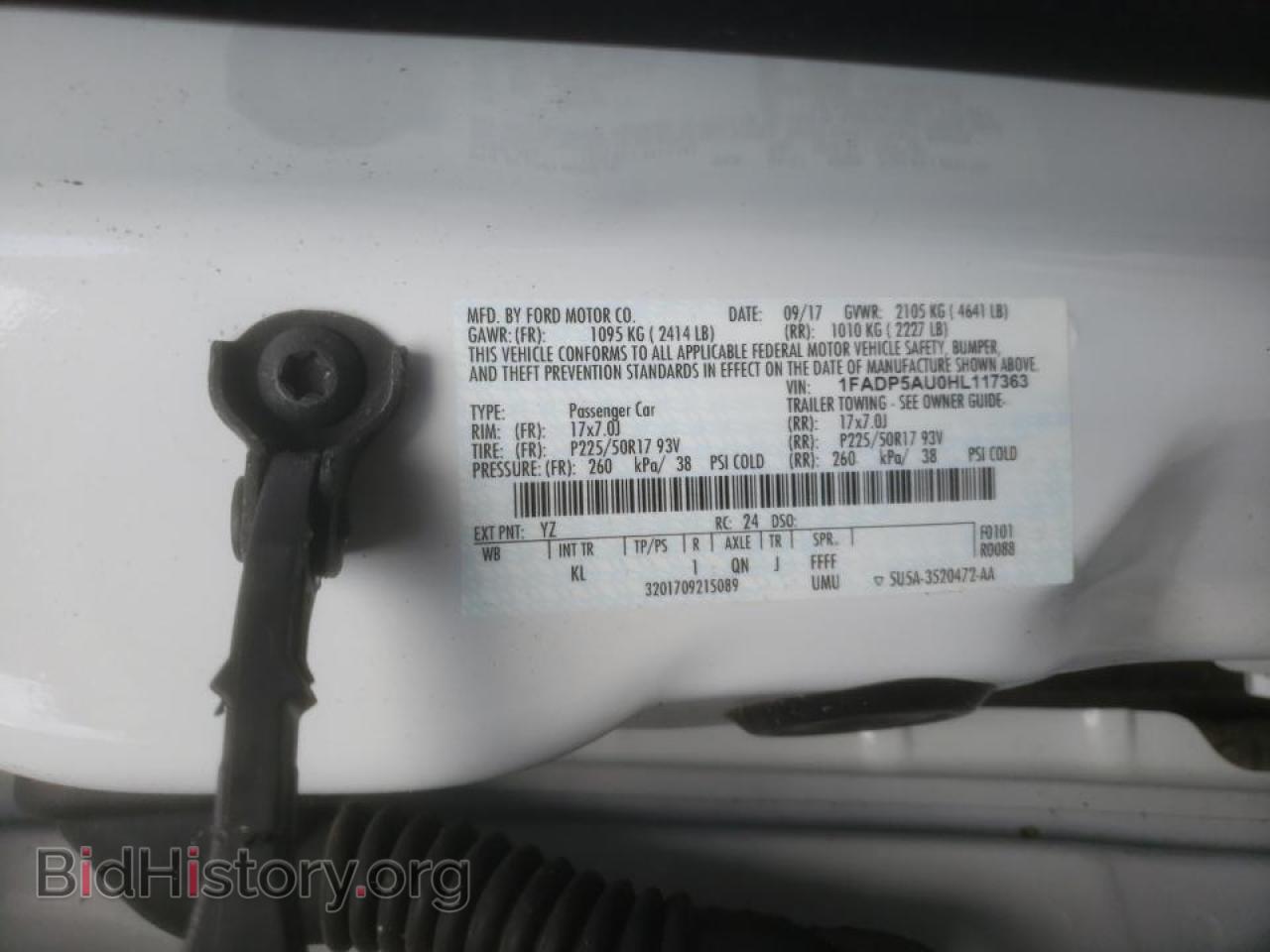 2017 FORD CMAX - VIN: 1FADP5AU0HL117363 - Фото 10