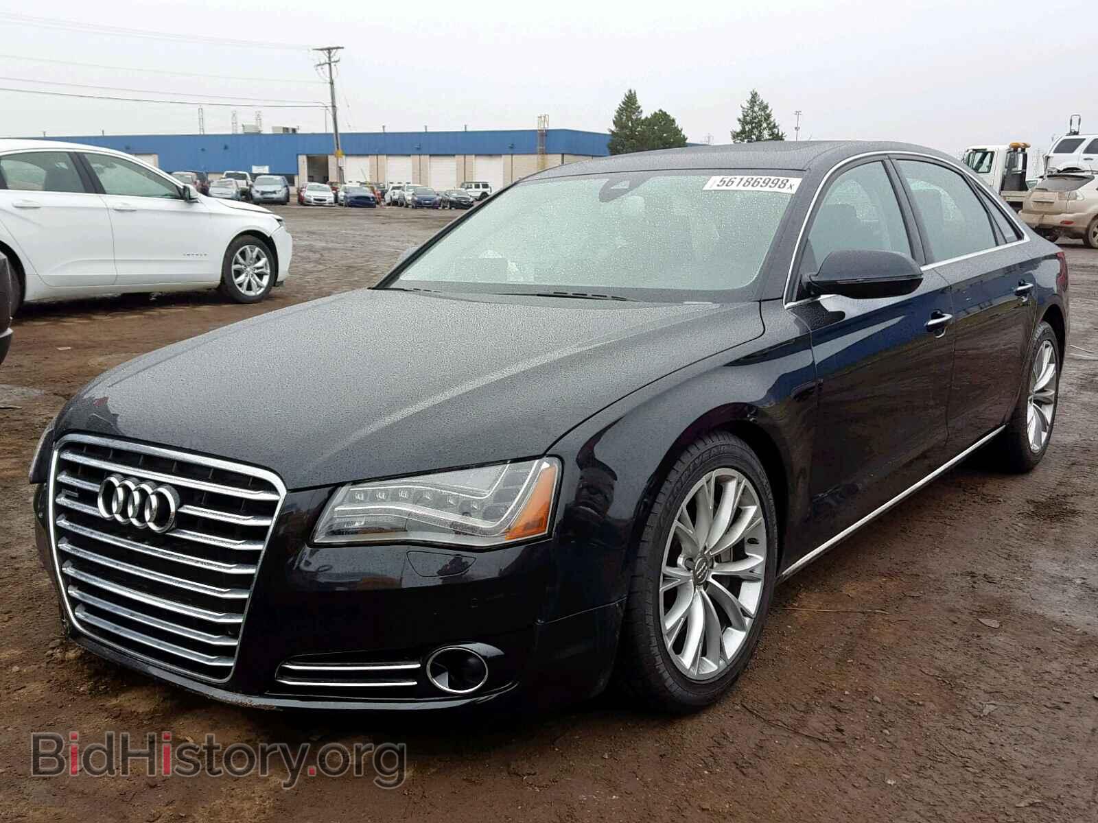 2013 AUDI A8 - VIN: WAURGAFD1DN012988 - Фото 2