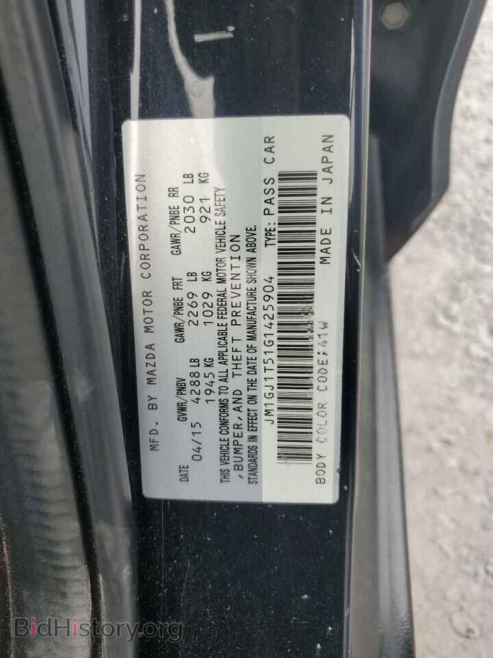 2016 MAZDA 6 - VIN: JM1GJ1T51G1425904 - Фото 12