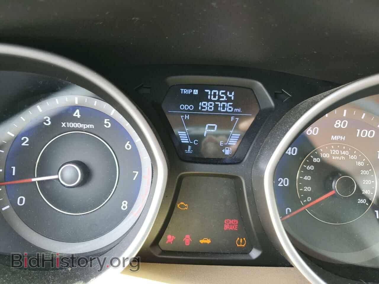 2012 HYUNDAI ELANTRA - VIN: KMHDH4AE8CU240465 - Фото 9