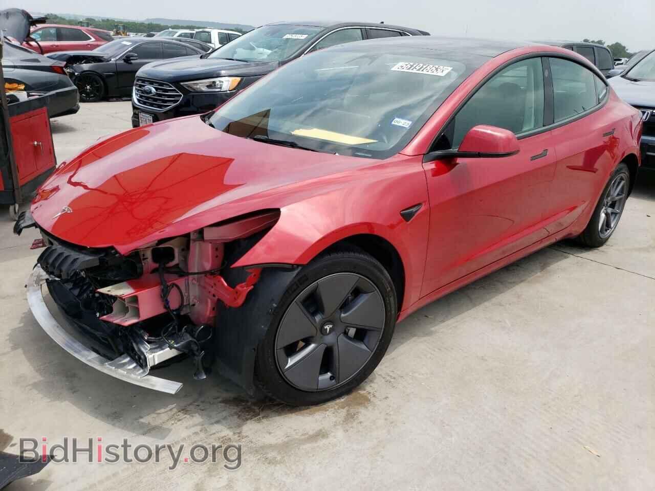 Photo 5YJ3E1EB8NF290480 - TESLA MODEL 3 2022