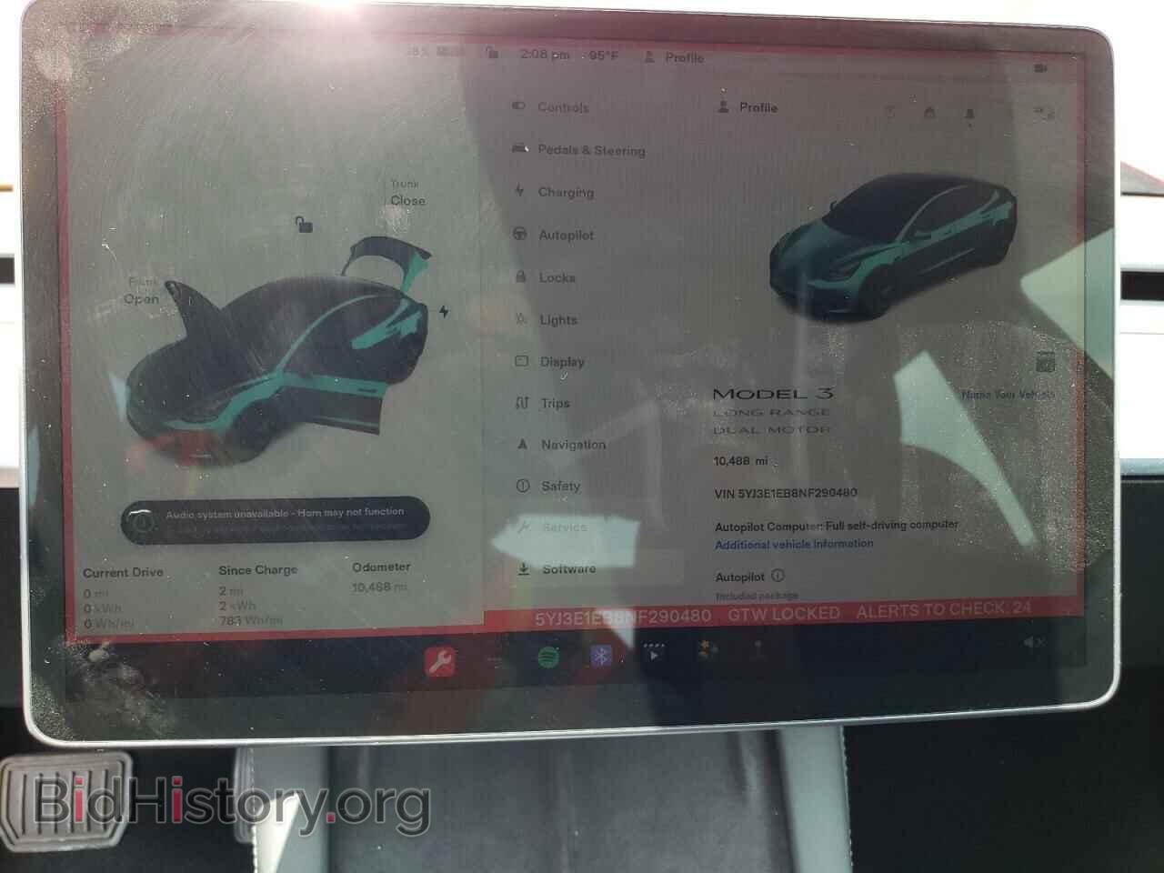 2022 TESLA MODEL 3 - VIN: 5YJ3E1EB8NF290480 - Фото 9