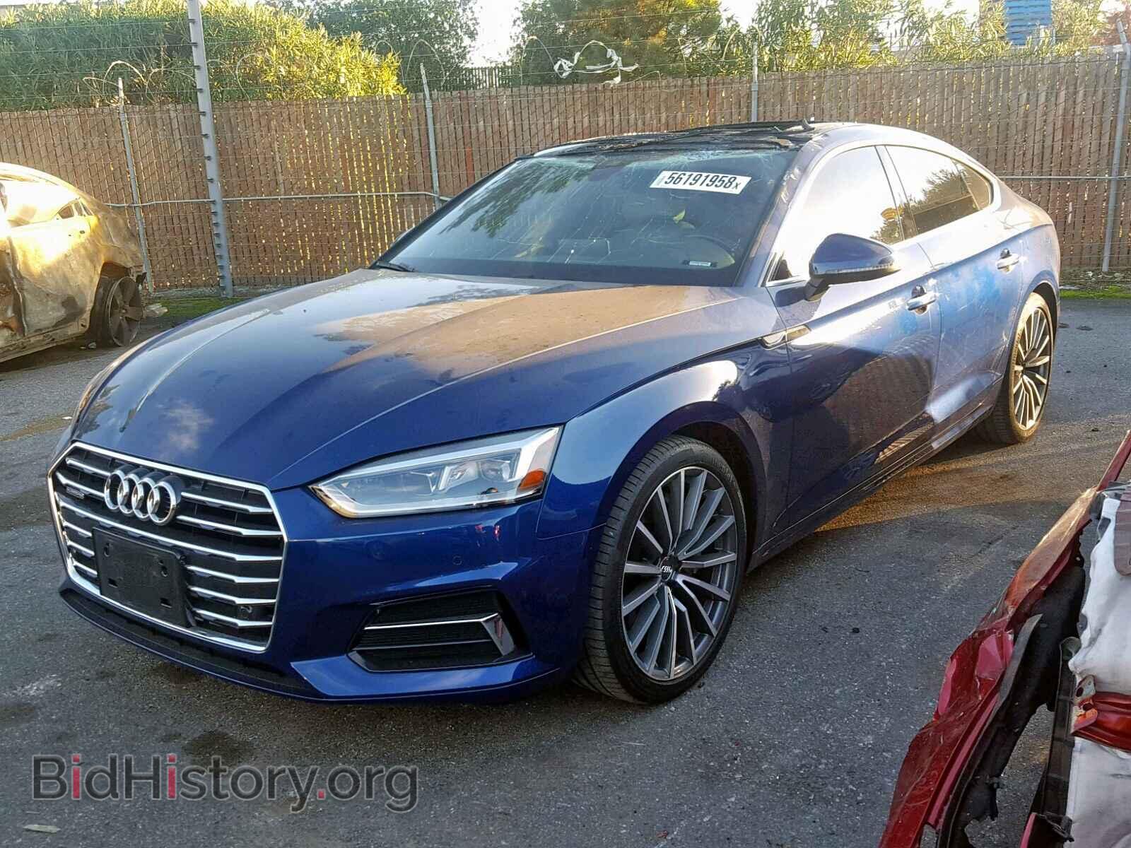 2018 AUDI A5 PREMIUM - VIN: WAUBNCF53JA061057 - Фото 2