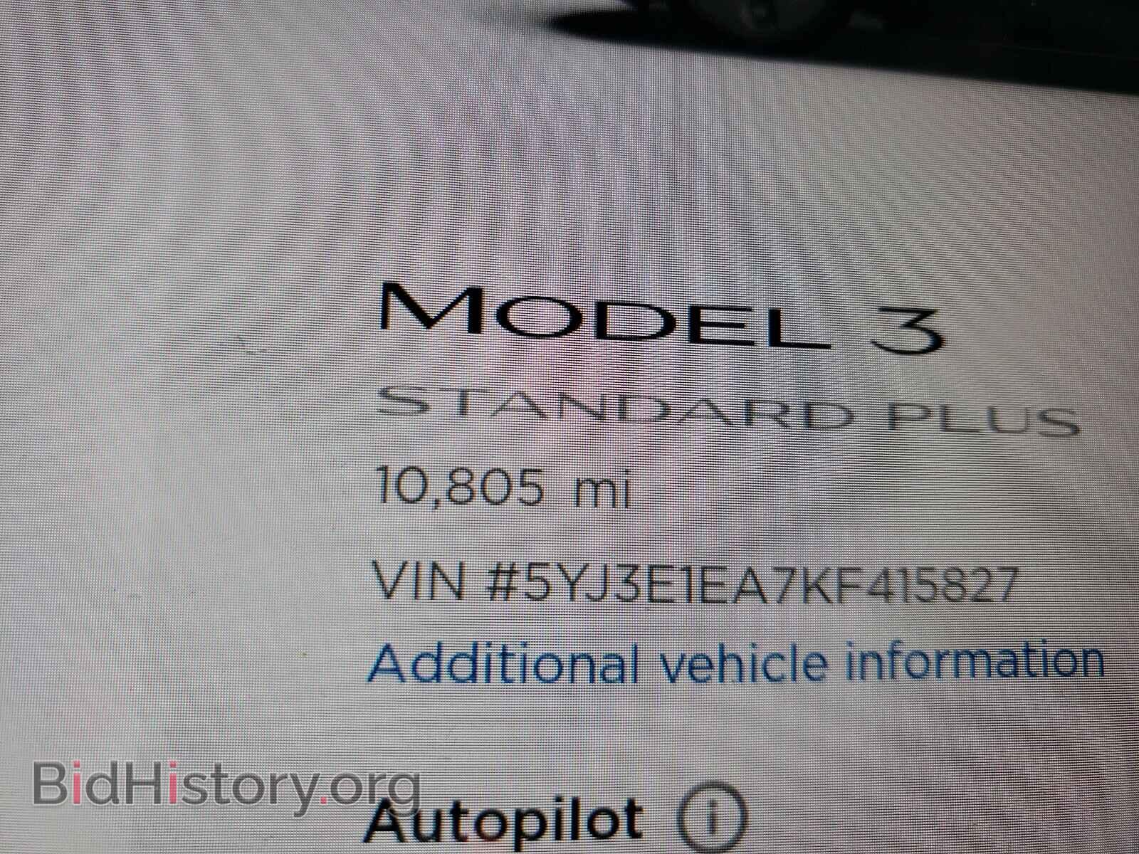 2019 TESLA MODEL 3 - VIN: 5YJ3E1EA7KF415827 - Photo 8