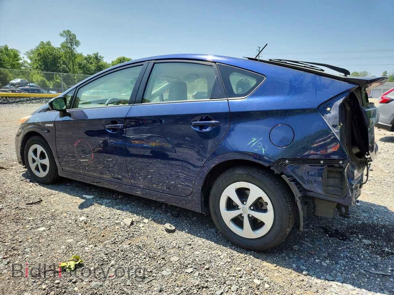 2014 TOYOTA PRIUS - VIN: JTDKN3DU3E1739650 - Фото 2
