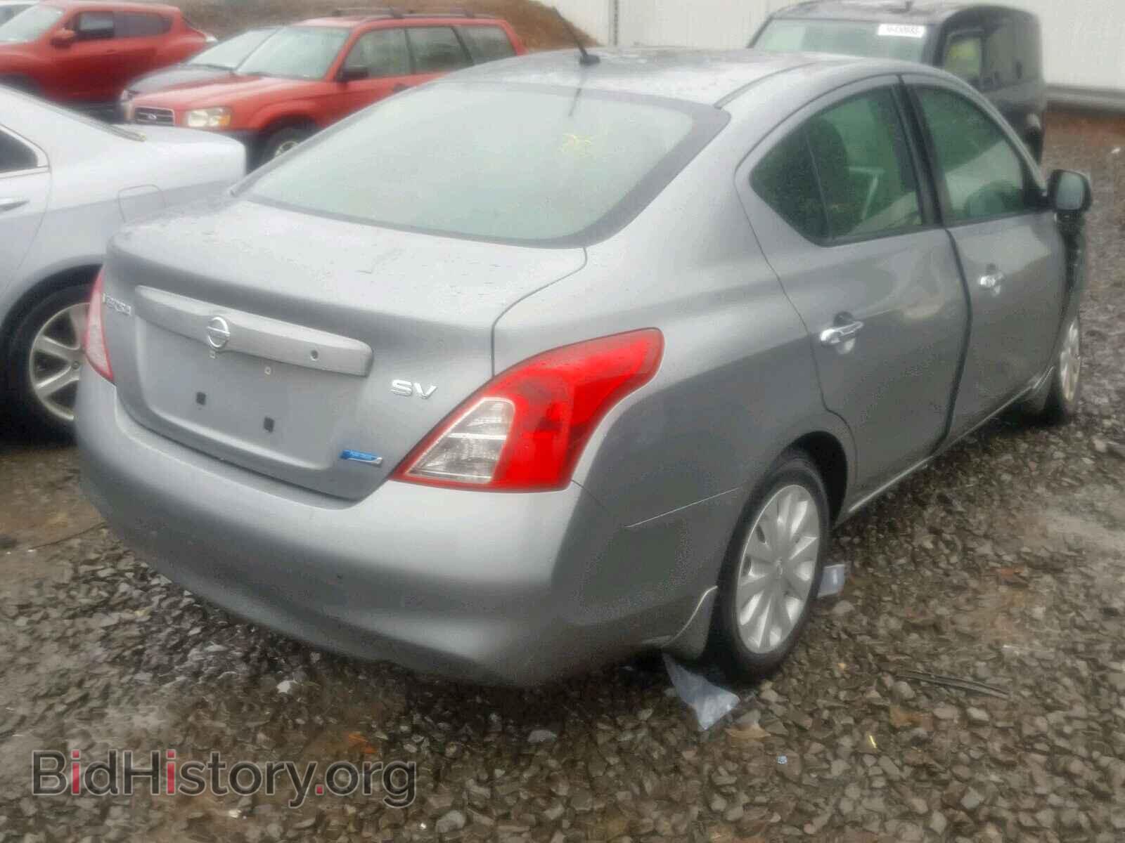 2012 NISSAN VERSA - VIN: 3N1CN7AP3CL870614 - Фото 4