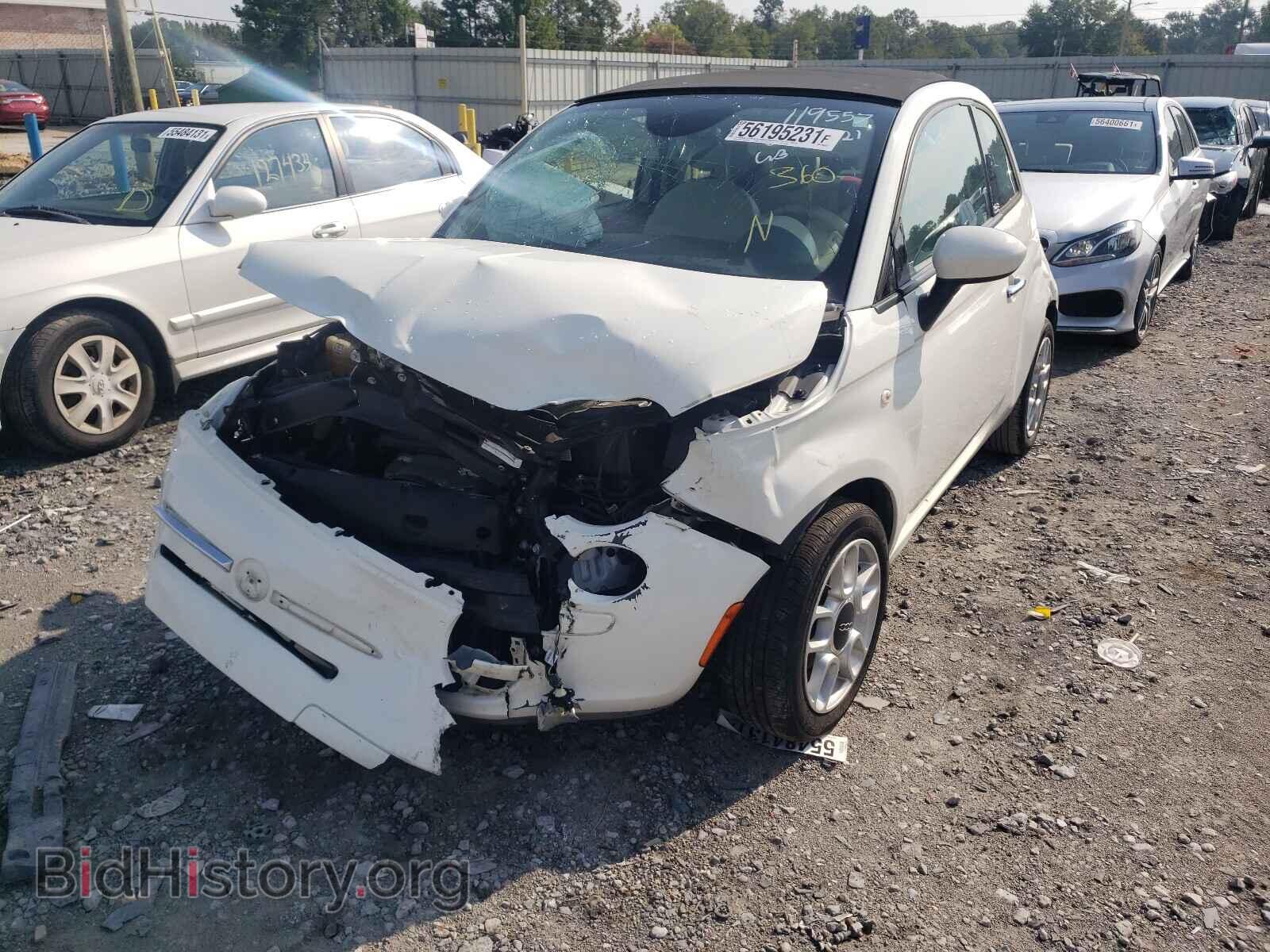 2013 FIAT 500 - VIN: 3C3CFFDR1DT752987 - Фото 2