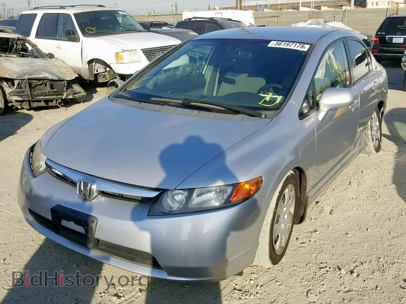 2007 HONDA CIVIC LX - VIN: JHMFA16577S006942 - Фото 2
