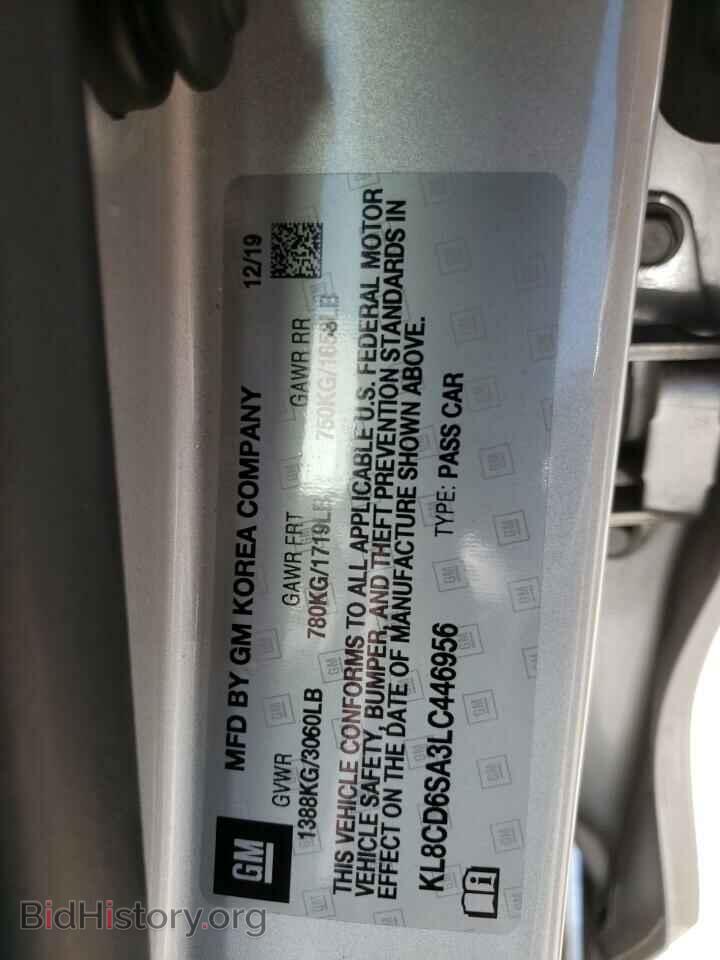 2020 CHEVROLET SPARK - VIN: KL8CD6SA3LC446956 - Фото 10