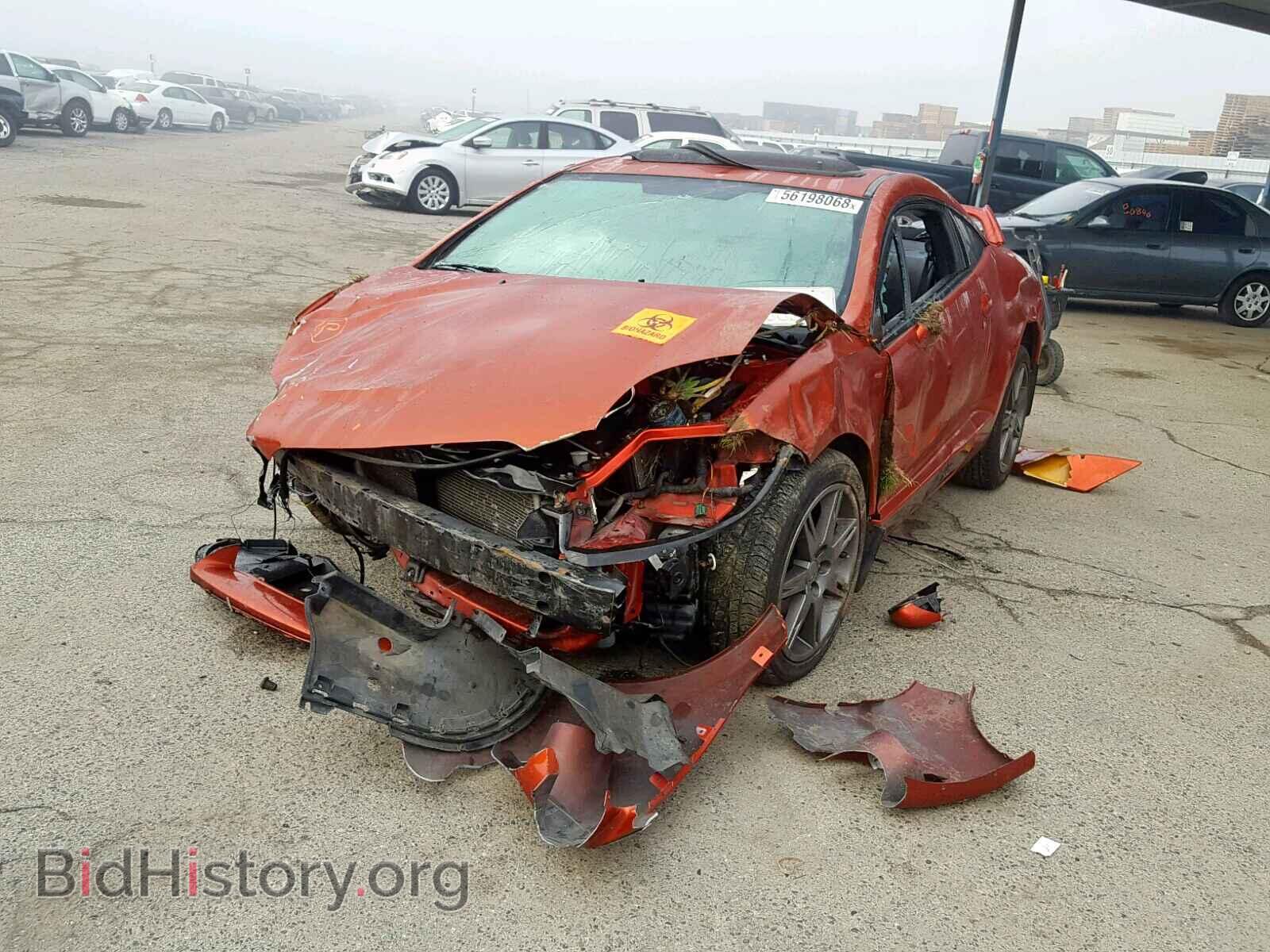 2008 MITSUBISHI ECLIPSE - VIN: 4A3AK64F98E014913 - Фото 2