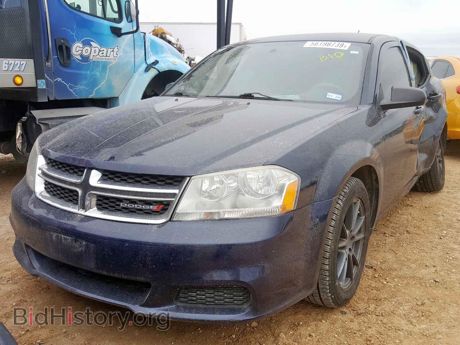 2014 DODGE AVENGER - VIN: 1C3CDZAB2EN222897 - Фото 2
