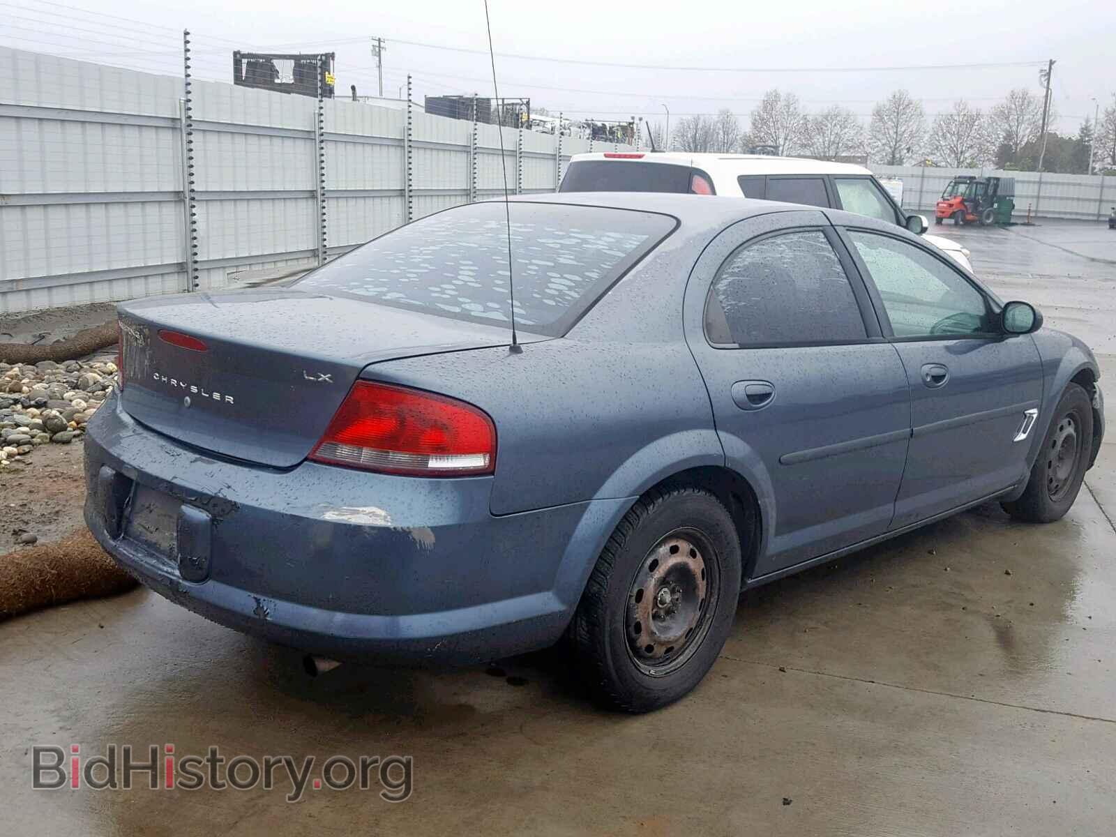 2002 CHRYSLER SEBRING - VIN: 1C3EL46X02N239373 - Фото 4