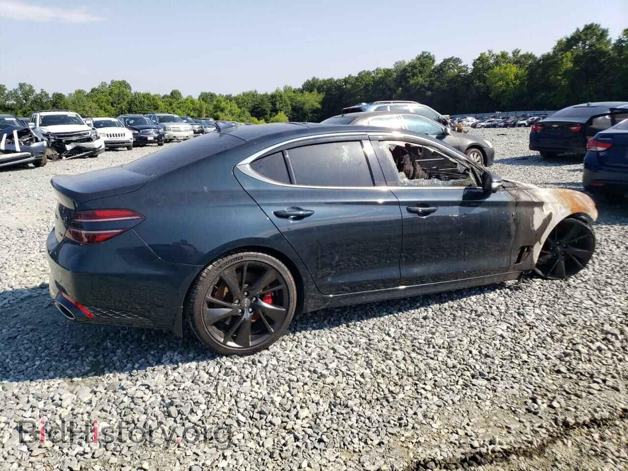 2022 GENESIS G70 BASE - VIN: KMTG54TE8NU094337 - Фото 3