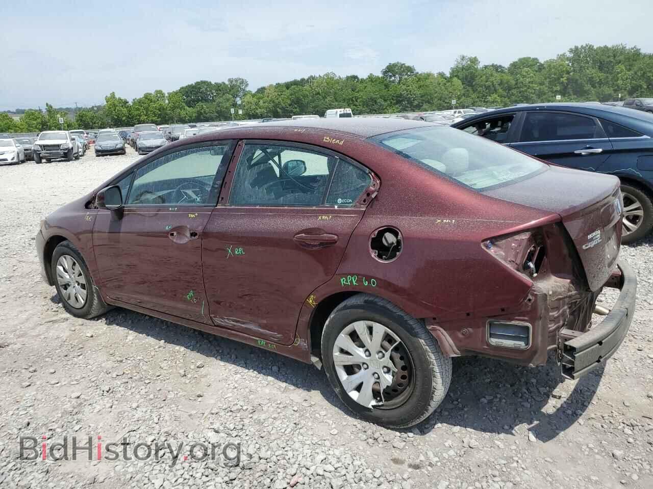 2012 HONDA CIVIC - VIN: 19XFB2F5XCE078249 - Фото 2