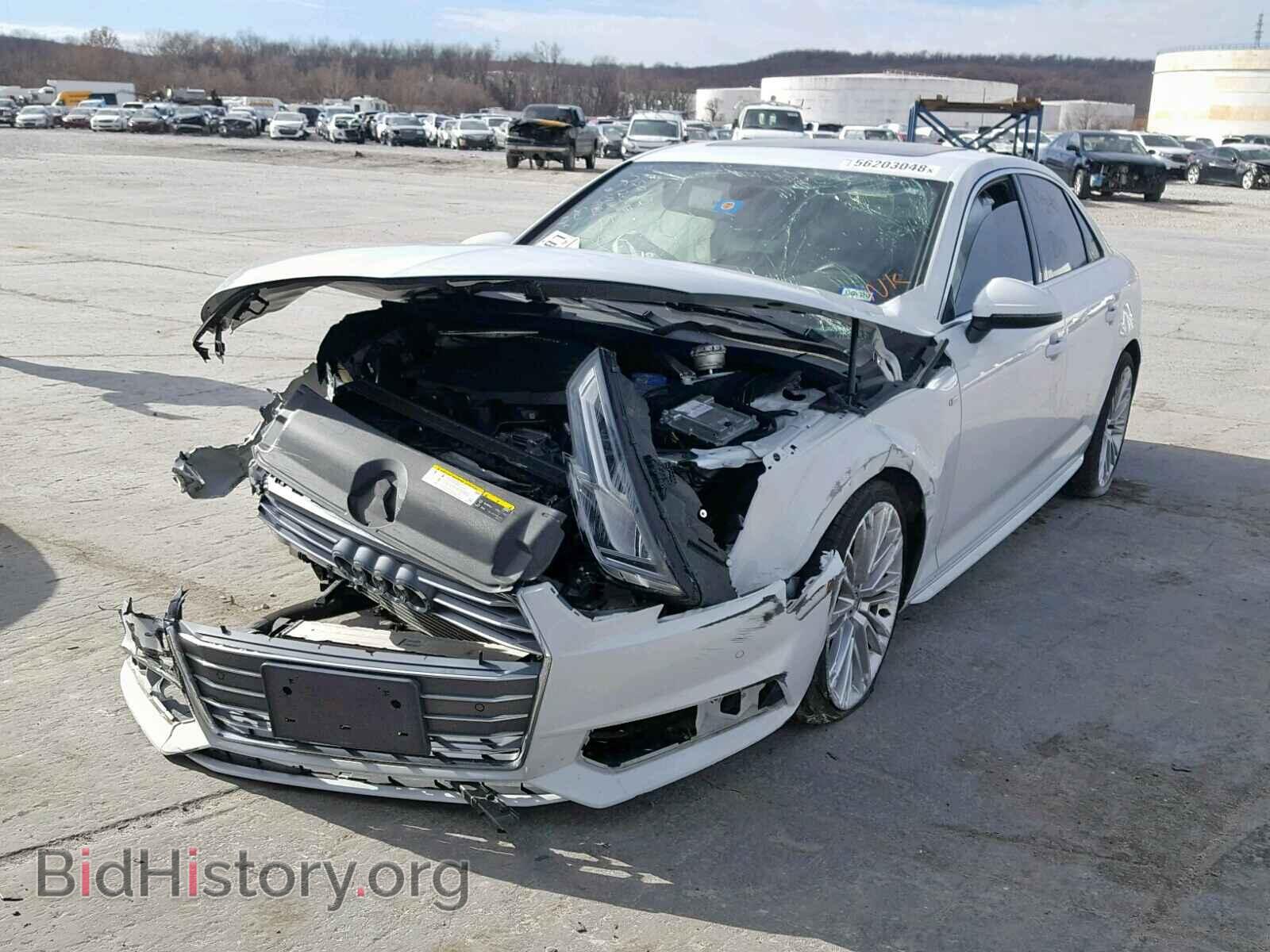 2018 AUDI A4 - VIN: WAULMAF45JA100332 - Фото 2