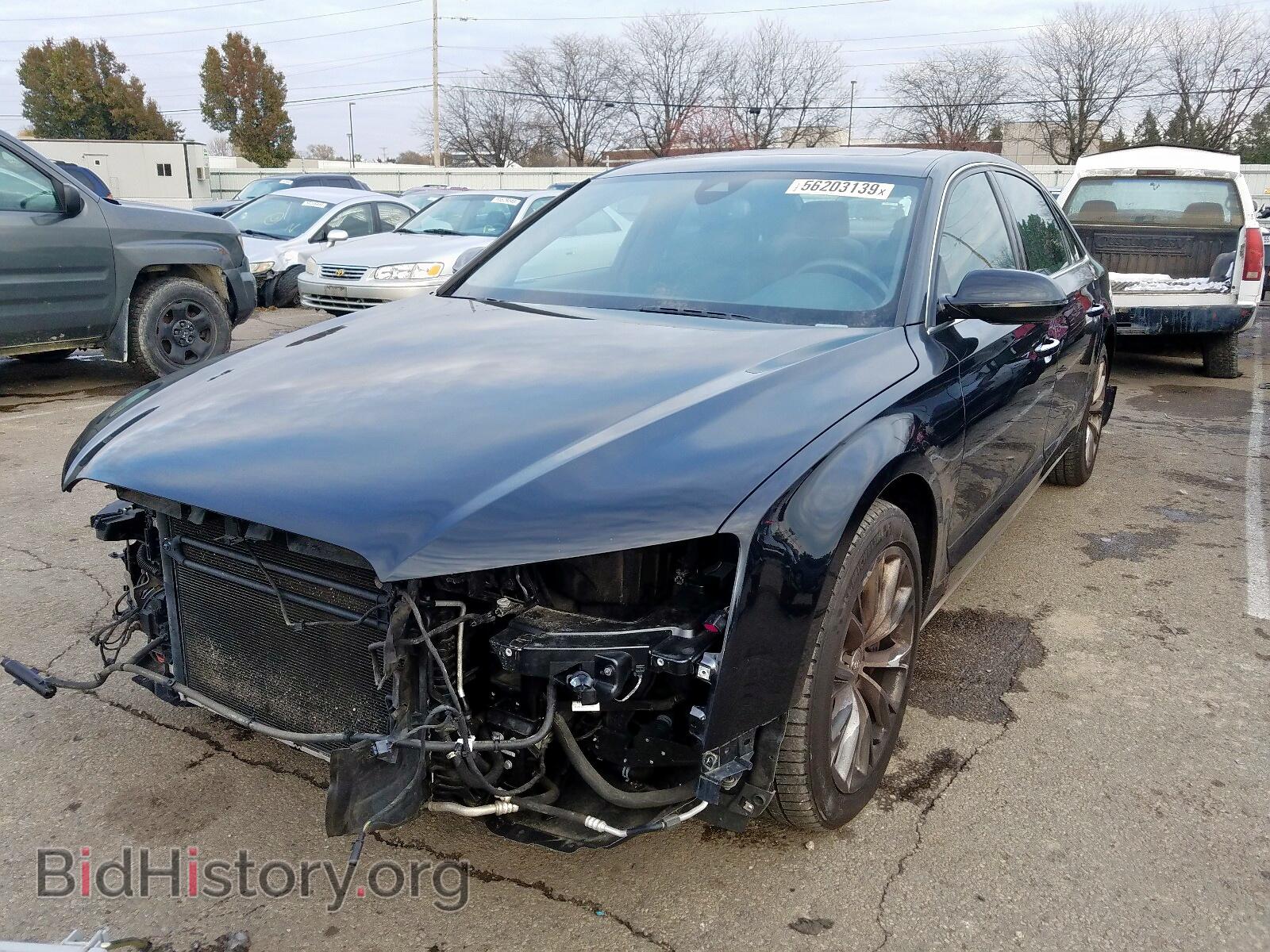 2011 AUDI A8 - VIN: WAURVAFD1BN027039 - Фото 2