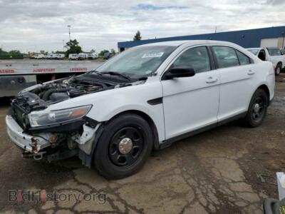 2017 Ford TAURUS Police Interceptor, белый — VIN 1FAHP2MT1HG145751, Copart