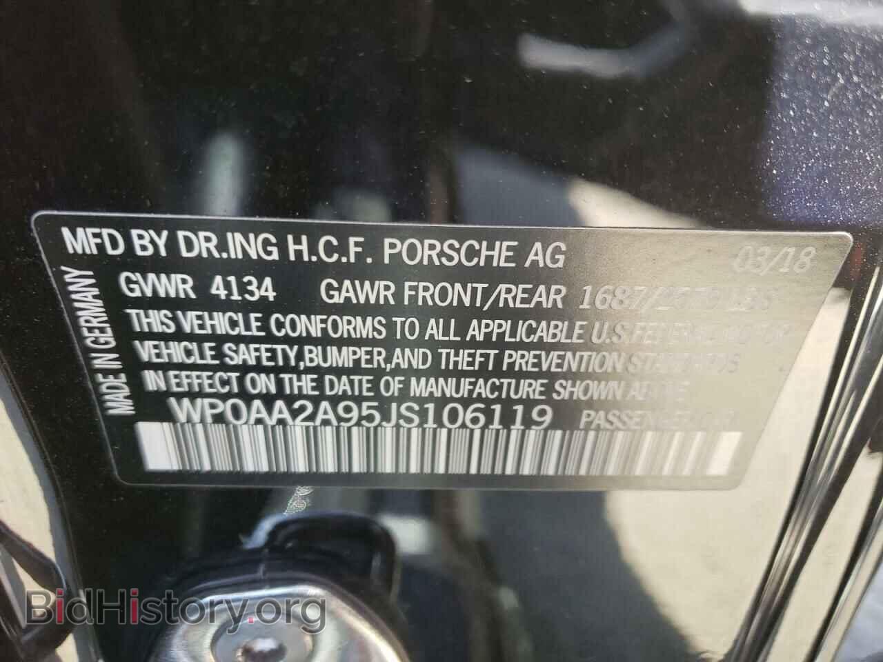 2018 PORSCHE 911 - VIN: WP0AA2A95JS106119 - Фото 10