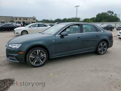 2017 Audi A4 Premium Plus, зеленый — VIN WAUENAF4XHN012000, Copart