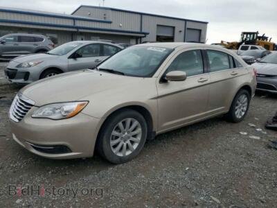 2013 Chrysler 200 Touring, tan — VIN 1C3CCBBB9DN571403, Copart