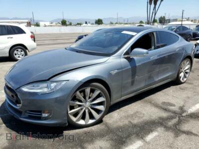 2013 Tesla MODEL S, серый — VIN 5YJSA1DPXDFP15409, Copart