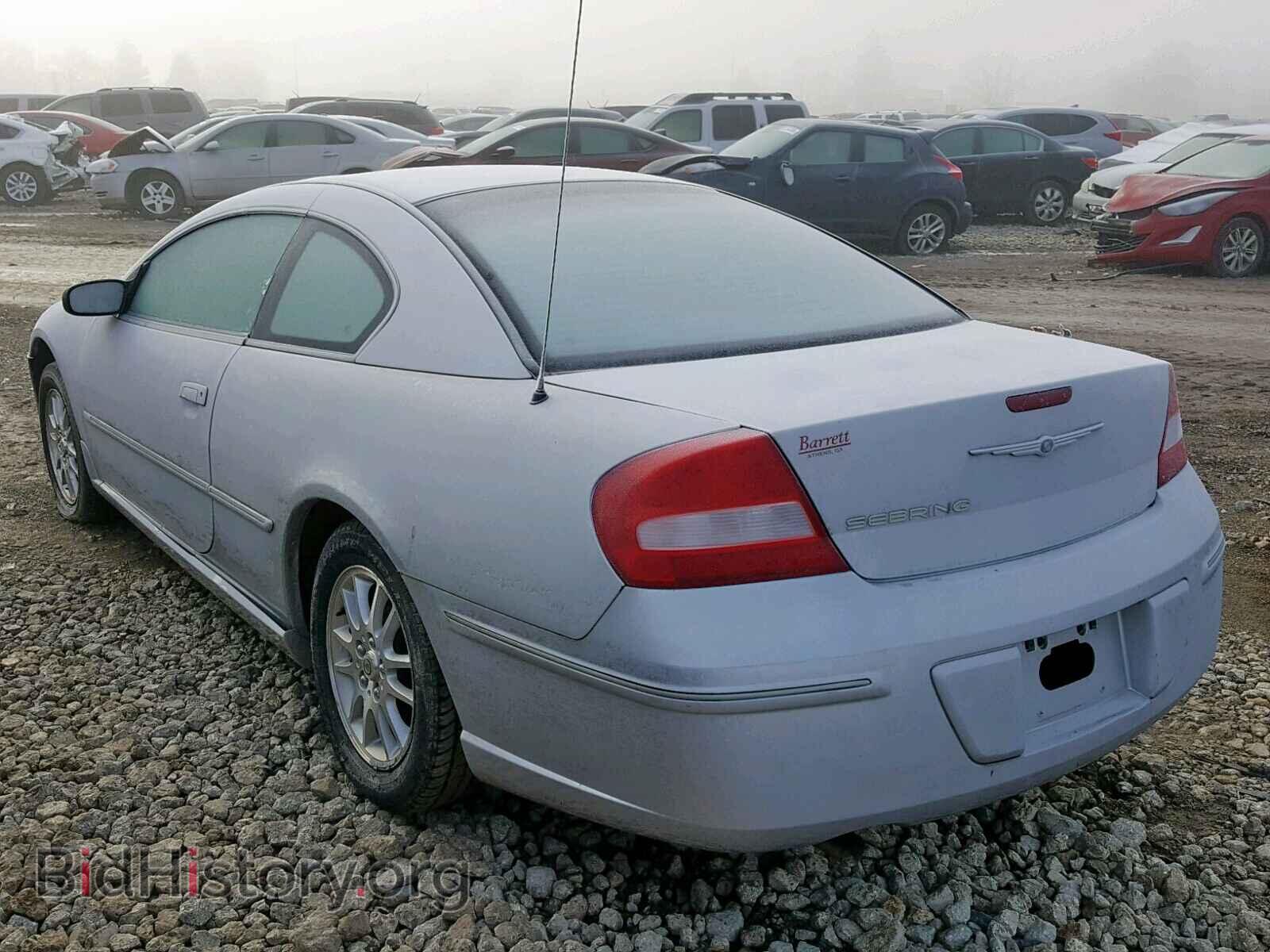 2004 CHRYSLER SEBRING - VIN: 4C3AG42GX4E062924 - Фото 3