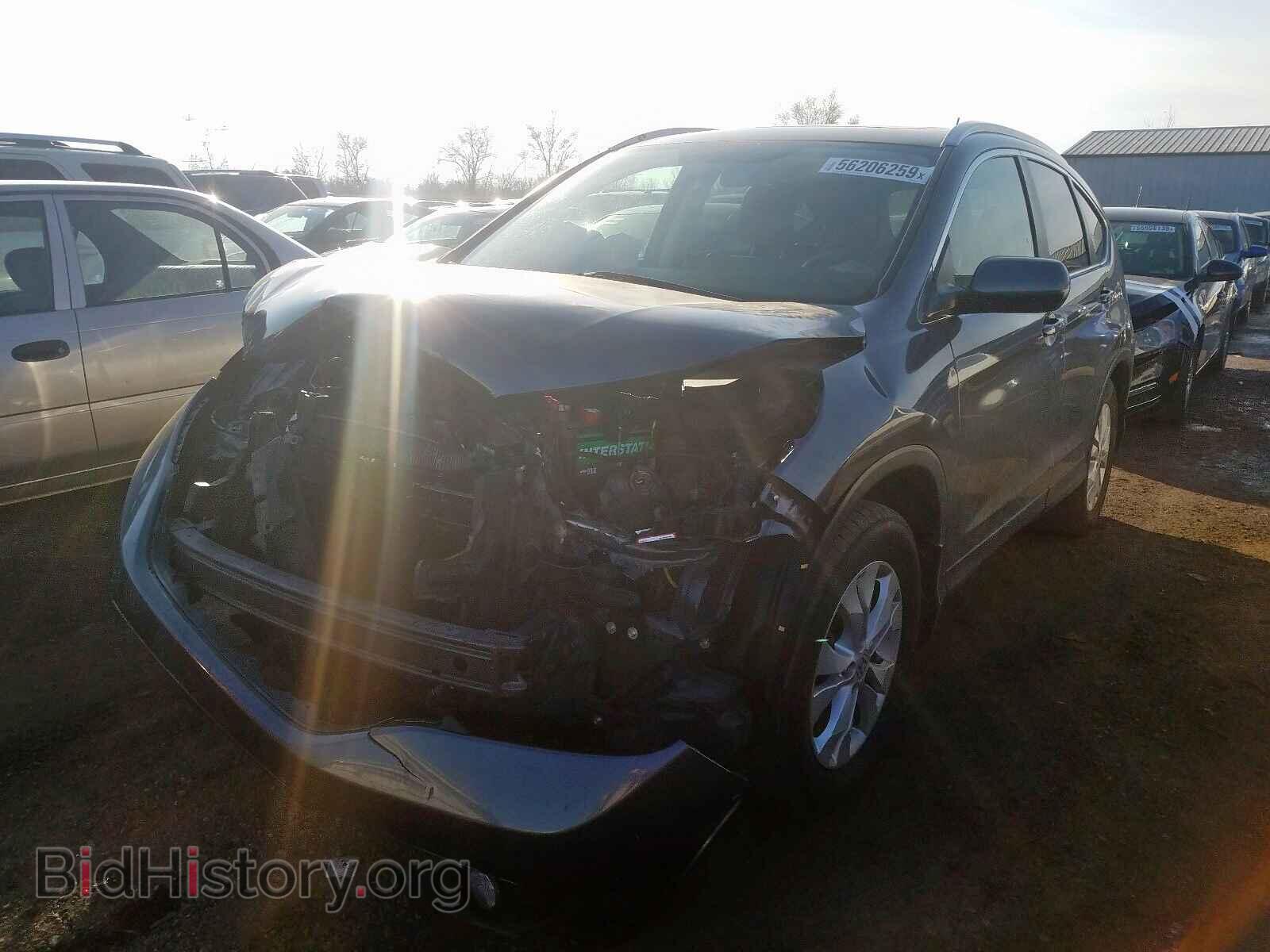 2012 HONDA CR-V EXL - VIN: JHLRM3H75CC006252 - Фото 2