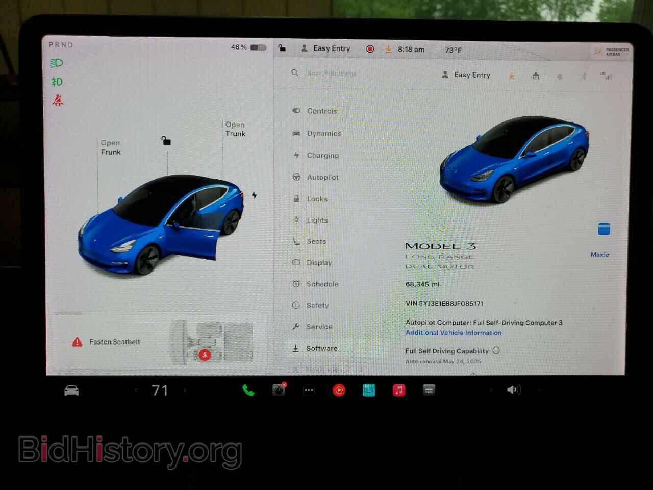 2018 TESLA MODEL 3 - VIN: 5YJ3E1EB8JF085171 - Photo 9