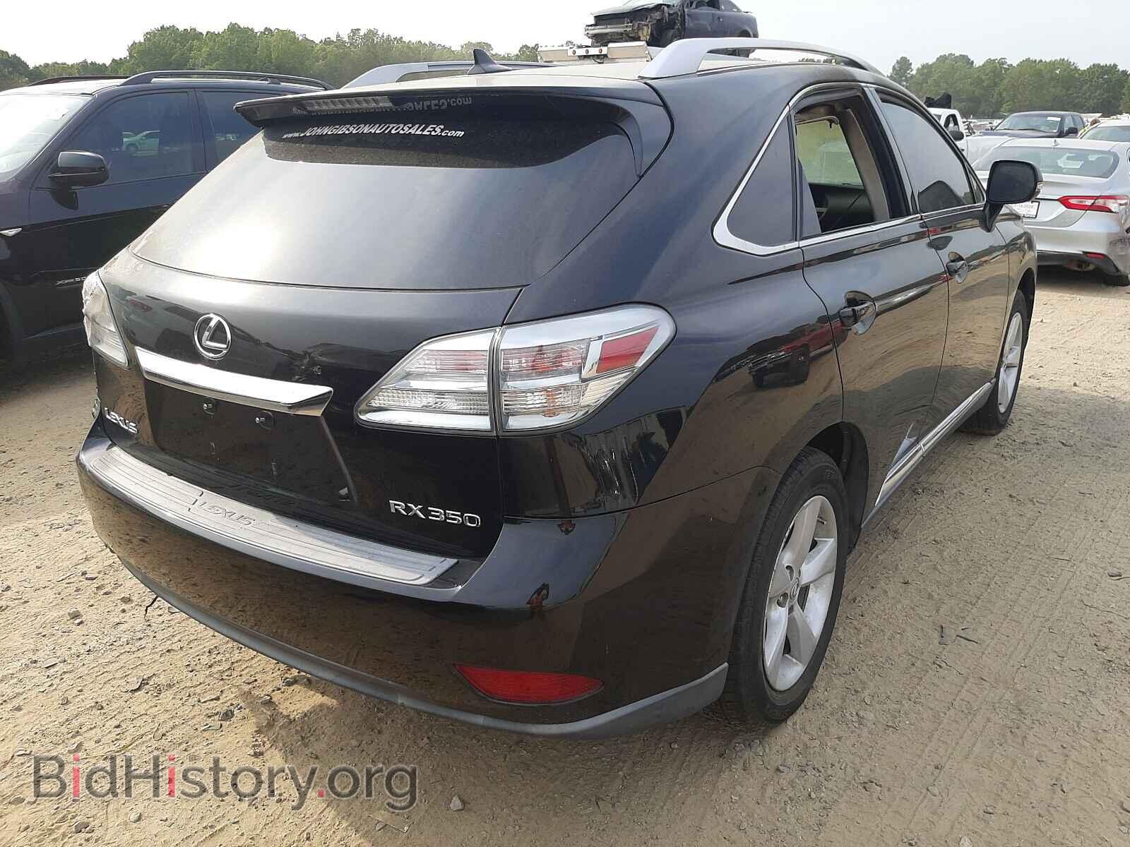 2010 LEXUS RX350 - VIN: 2T2BK1BAXAC001609 - Фото 4