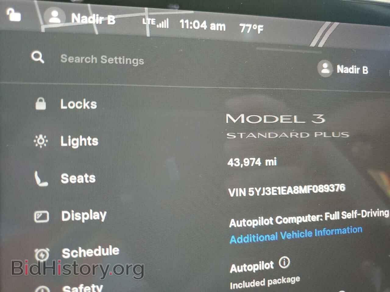 2021 TESLA MODEL 3 - VIN: 5YJ3E1EA8MF089376 - Фото 9