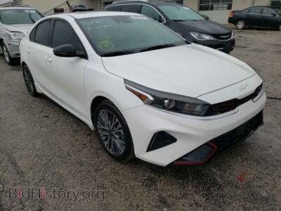 2022 Kia FORTE Forte GT L, white — VIN 3KPF54AD8NE454712, Copart