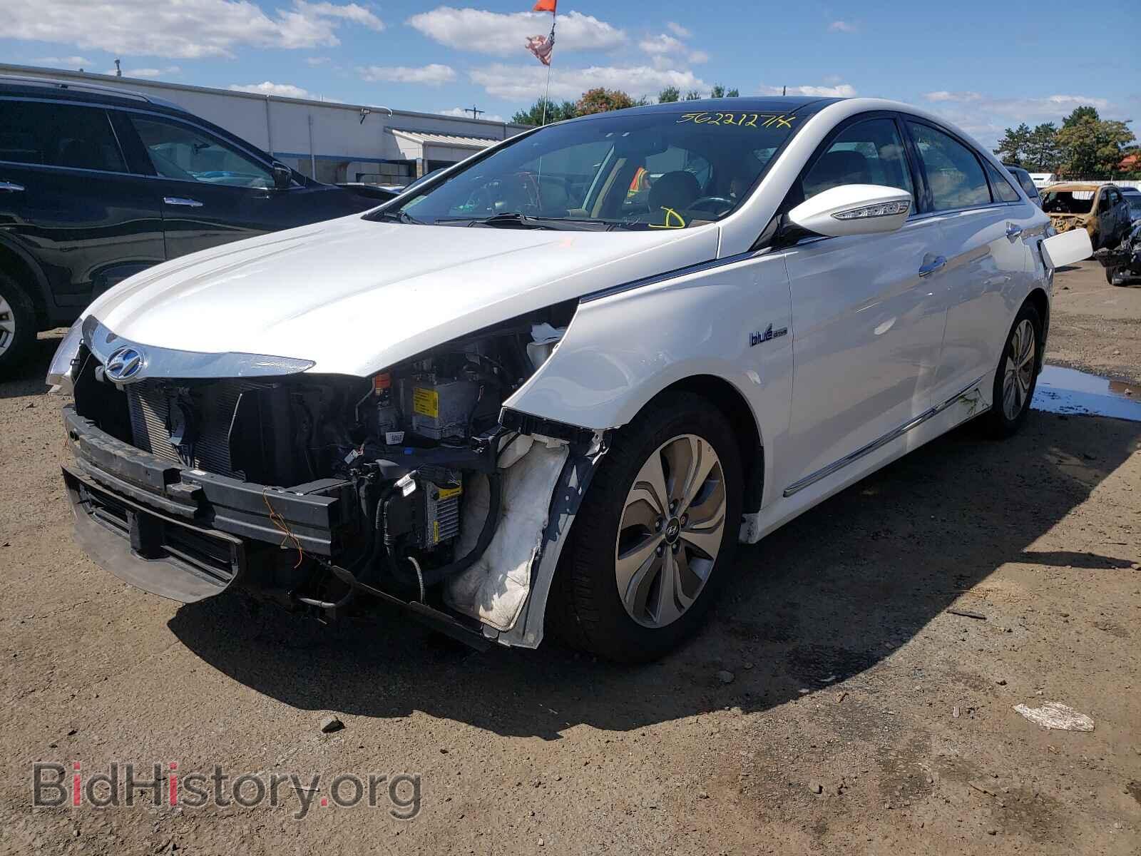 2014 HYUNDAI SONATA - VIN: KMHEC4A41EA116486 - Фото 2