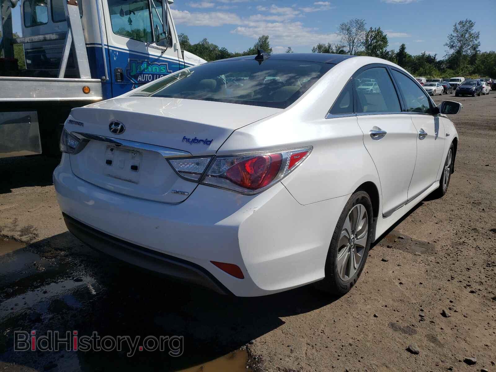 2014 HYUNDAI SONATA - VIN: KMHEC4A41EA116486 - Фото 4