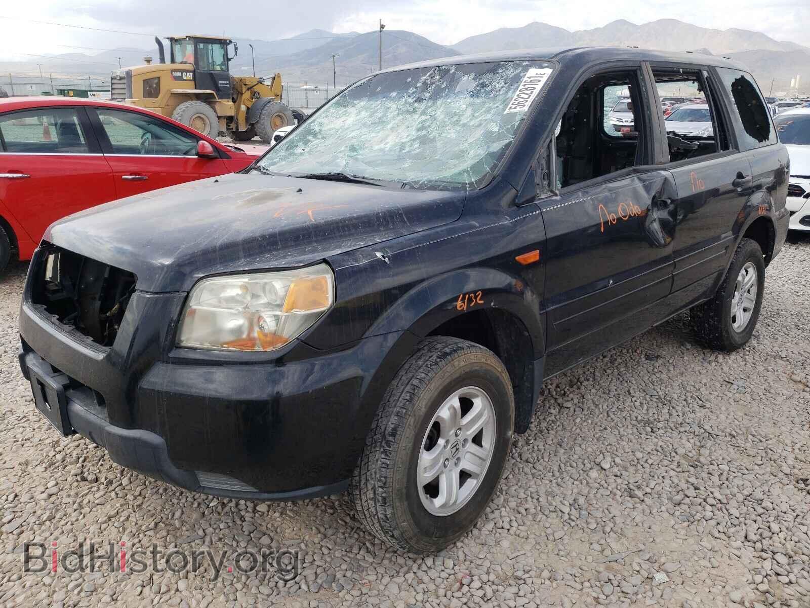 2006 HONDA PILOT - VIN: 2HKYF18176H552143 - Фото 2
