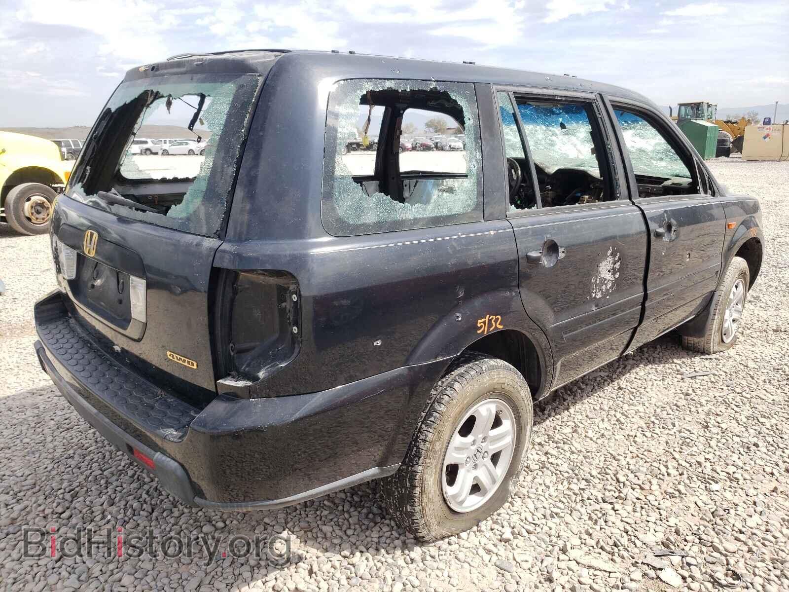 2006 HONDA PILOT - VIN: 2HKYF18176H552143 - Фото 4