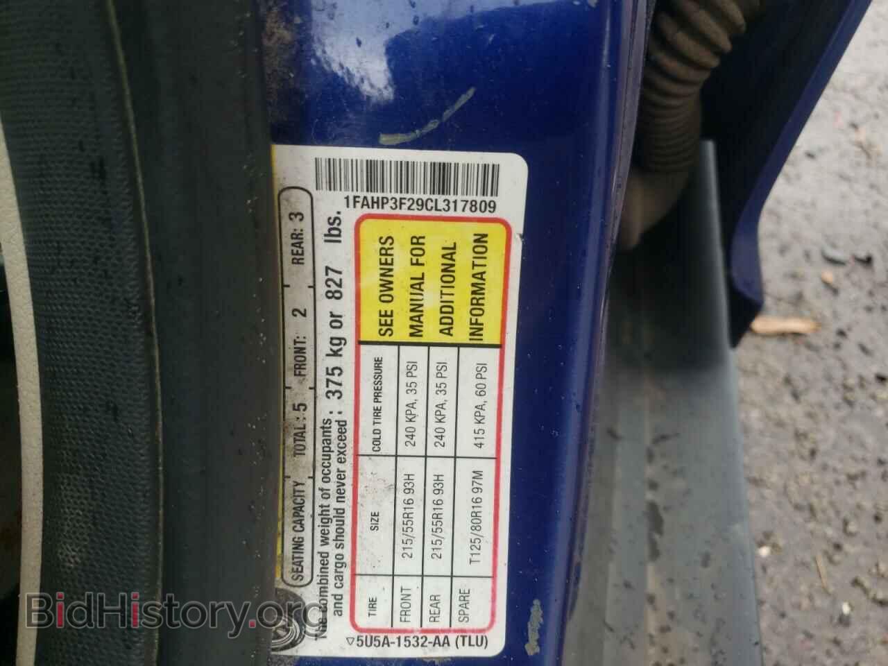 2012 FORD FOCUS - VIN: 1FAHP3F29CL317809 - Фото 10