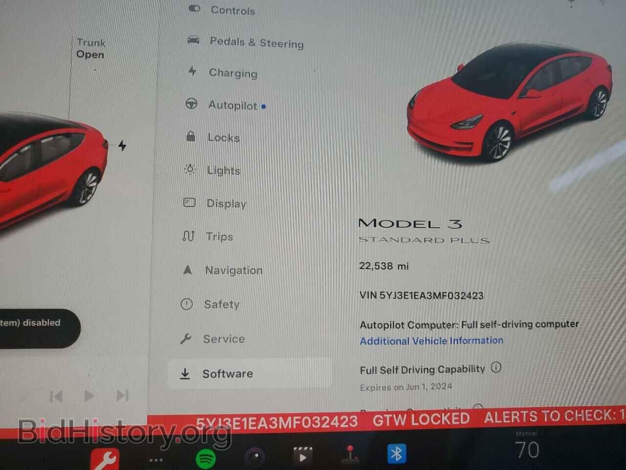 2021 TESLA MODEL 3 - VIN: 5YJ3E1EA3MF032423 - Photo 9