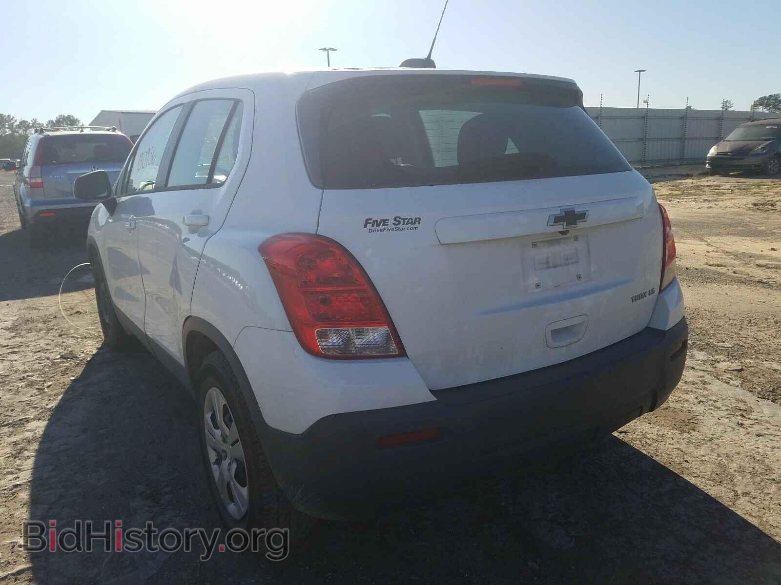 2016 CHEVROLET TRAX - VIN: 3GNCJKSB2GL237968 - Фото 3