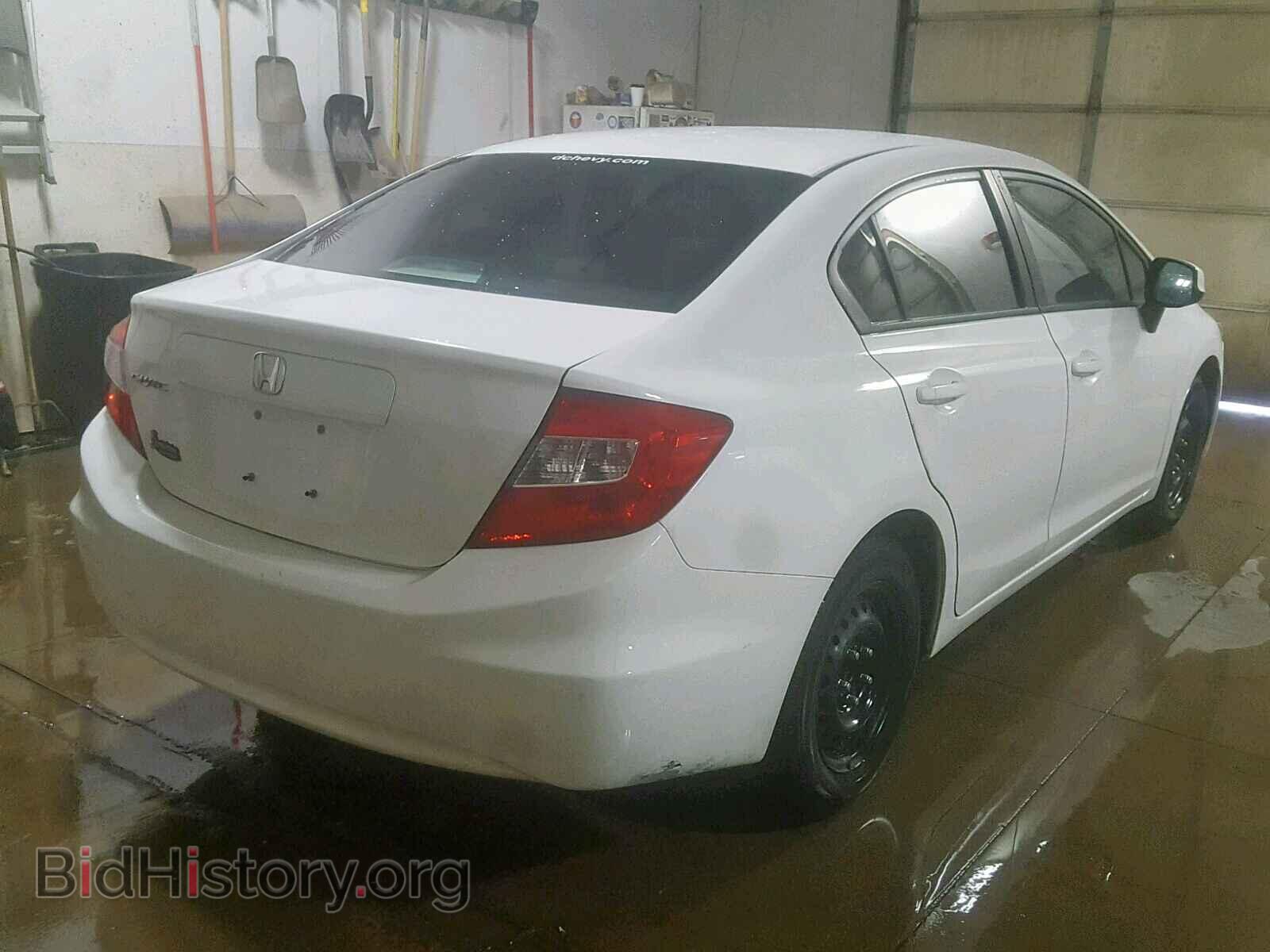 2012 HONDA CIVIC LX - VIN: 2HGFB2F5XCH564291 - Фото 4