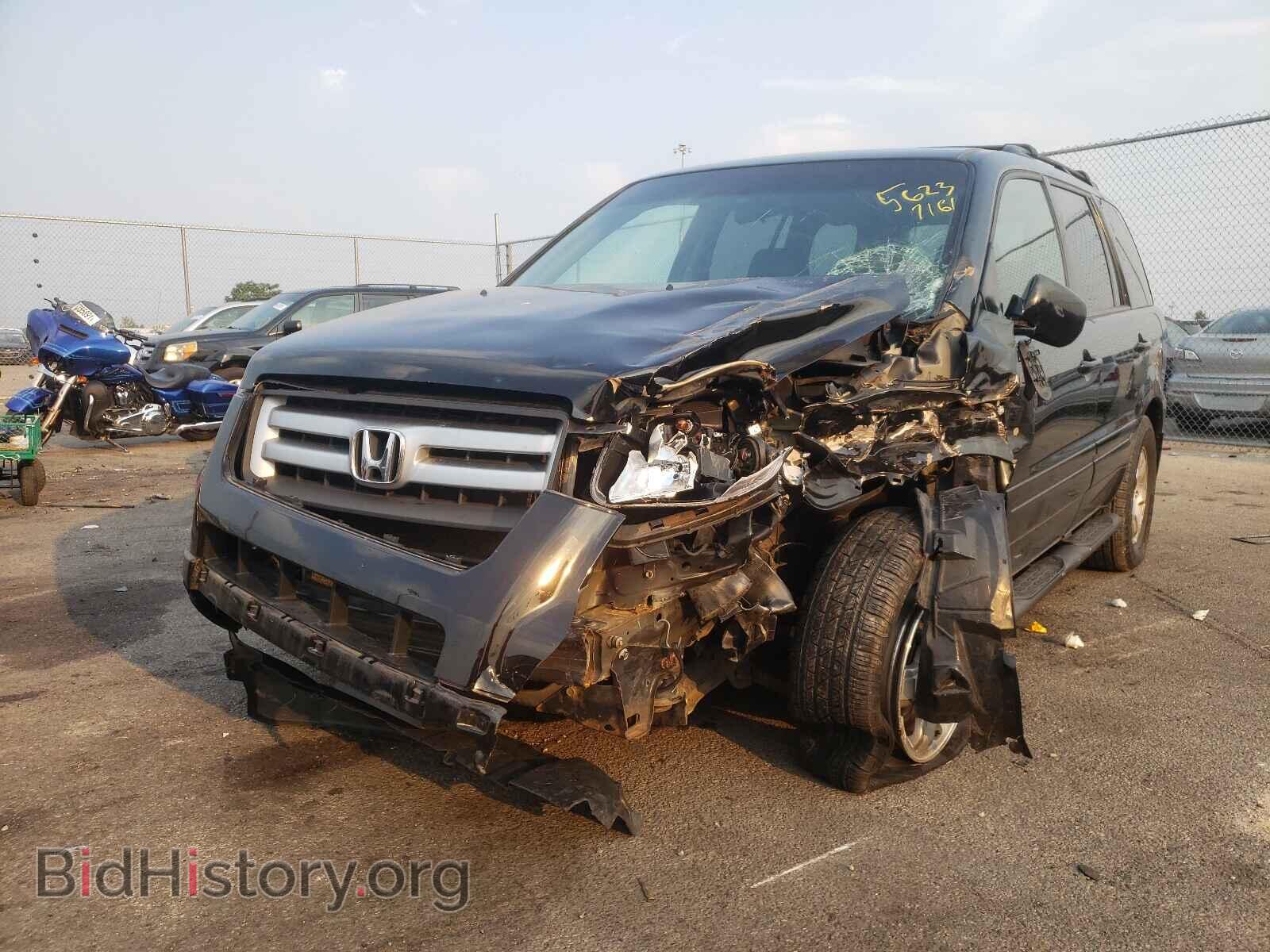 2007 HONDA PILOT - VIN: 2HKYF18577H516683 - Фото 2