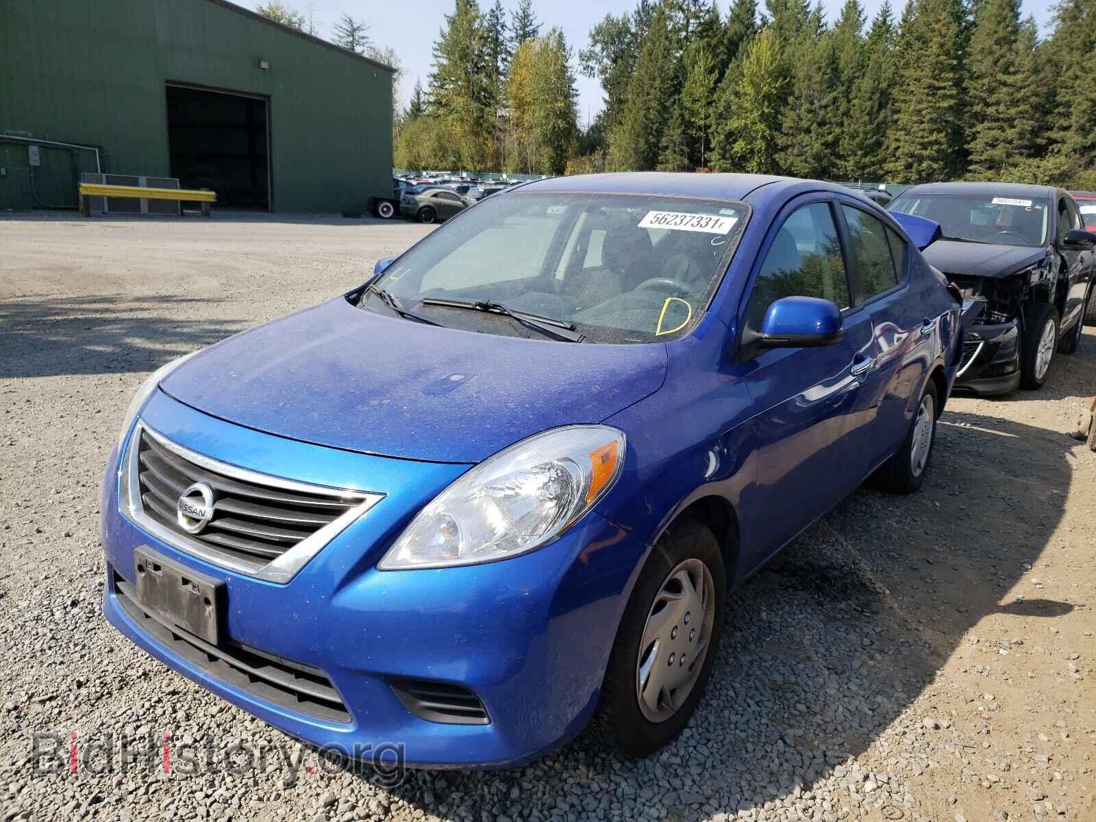 2012 NISSAN VERSA - VIN: 3N1CN7AP0CL917372 - Photo 2