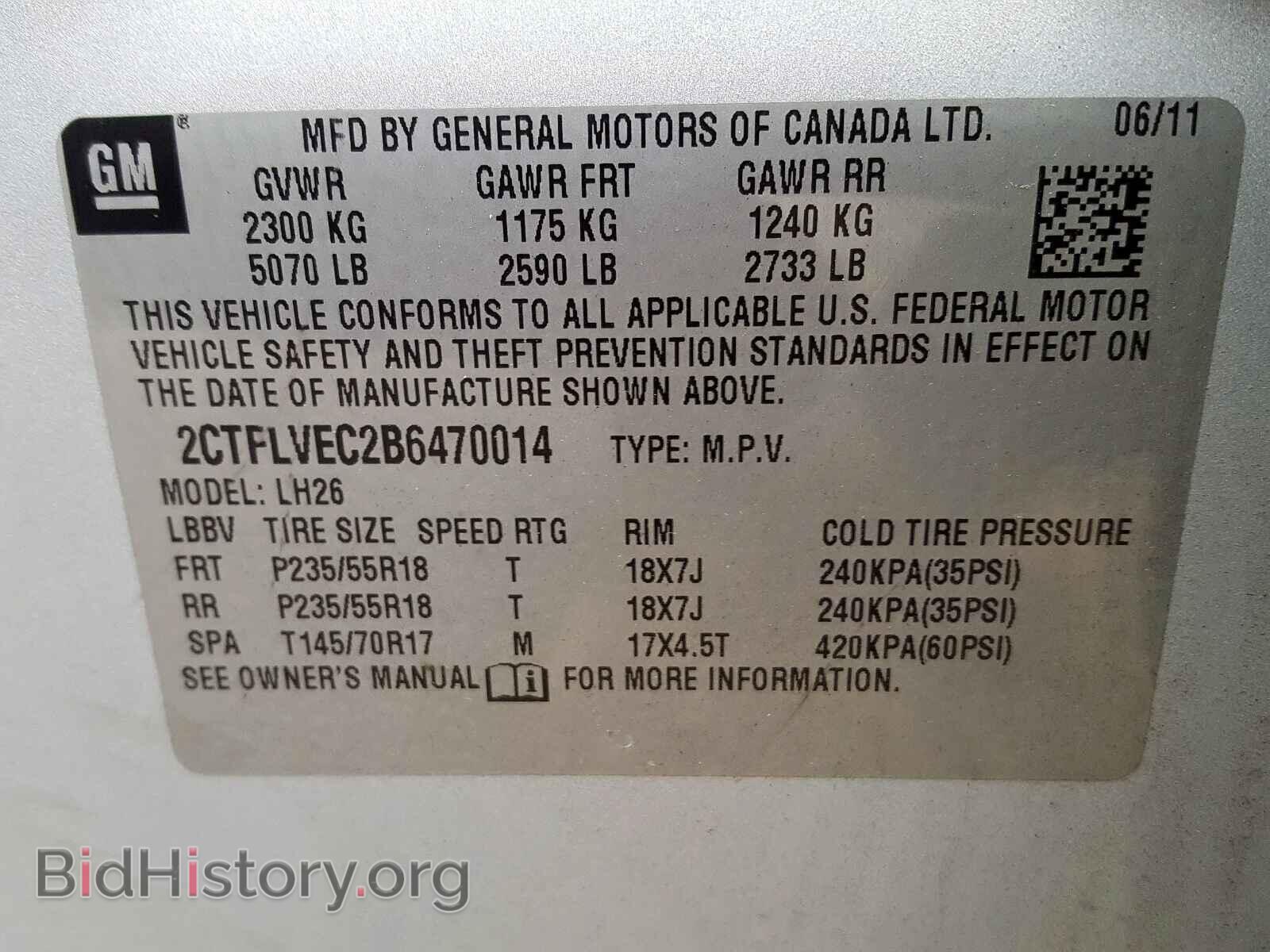 2011 GMC TERRAIN SL - VIN: 2CTFLVEC2B6470014 - Photo 10