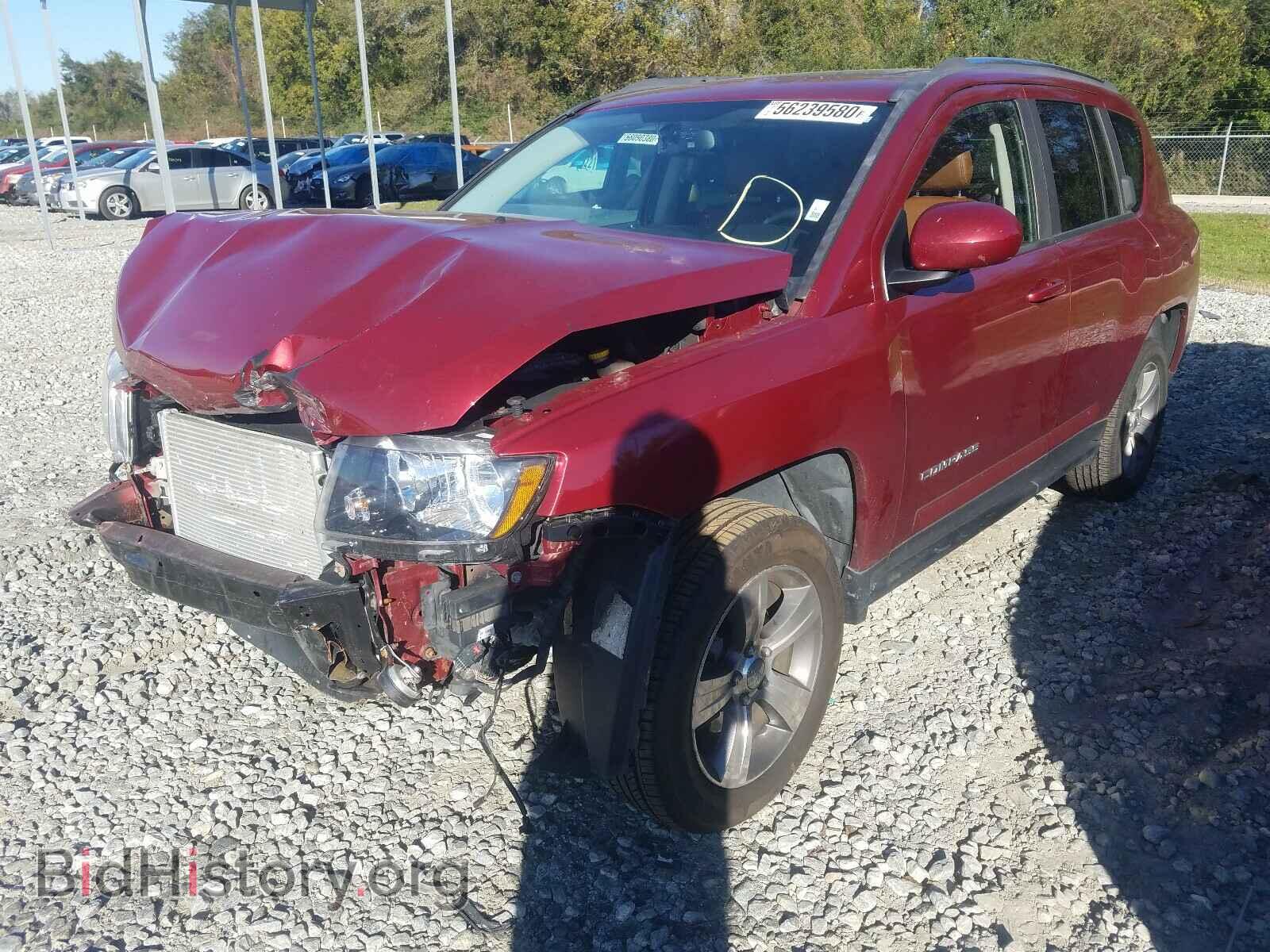 2016 JEEP COMPASS - VIN: 1C4NJCEA0GD741323 - Фото 2