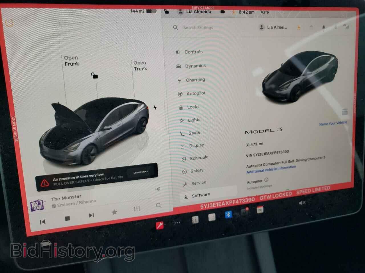 2023 TESLA MODEL 3 - VIN: 5YJ3E1EAXPF473390 - Фото 9