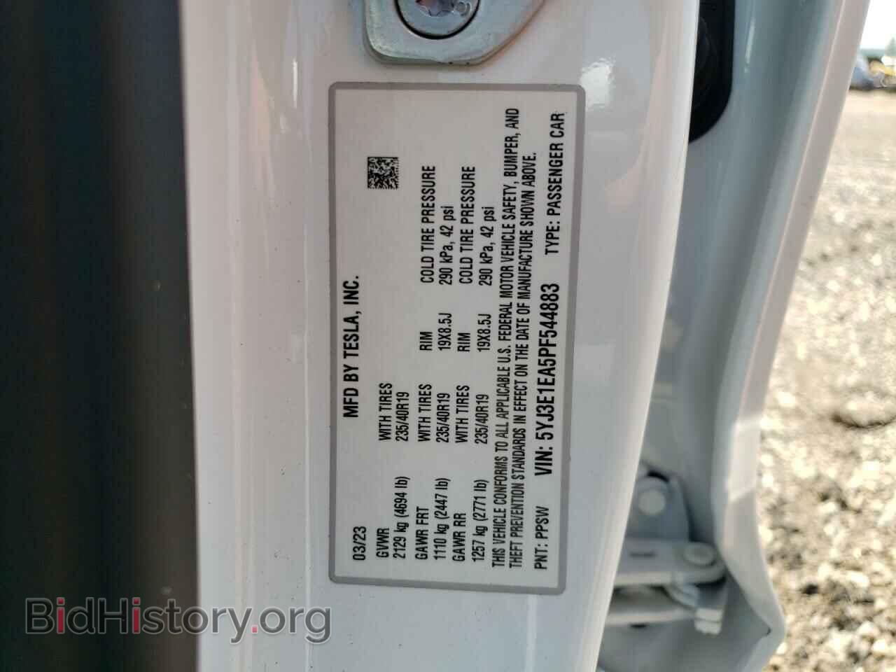 2023 TESLA MODEL 3 - VIN: 5YJ3E1EA5PF544883 - Фото 13